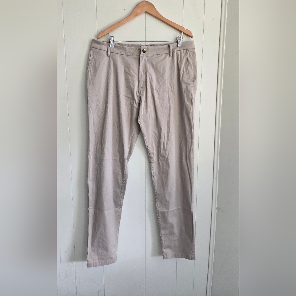 Birddogs Tan Slim  Cotton Blend Boomstick Trousers -SZ 38x34